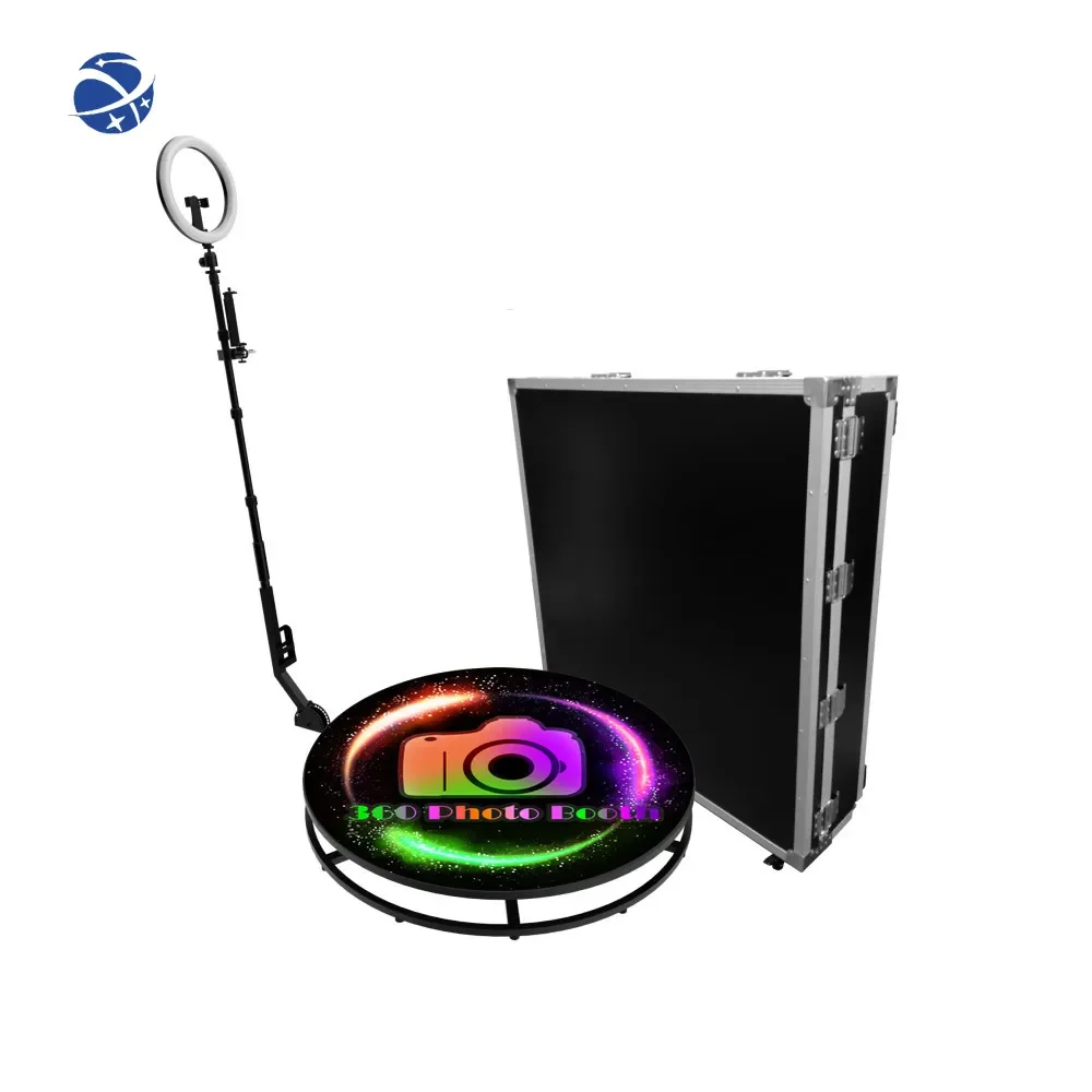 Dropshipping Flight Case 360 Photo Booth Automatic Photobooth