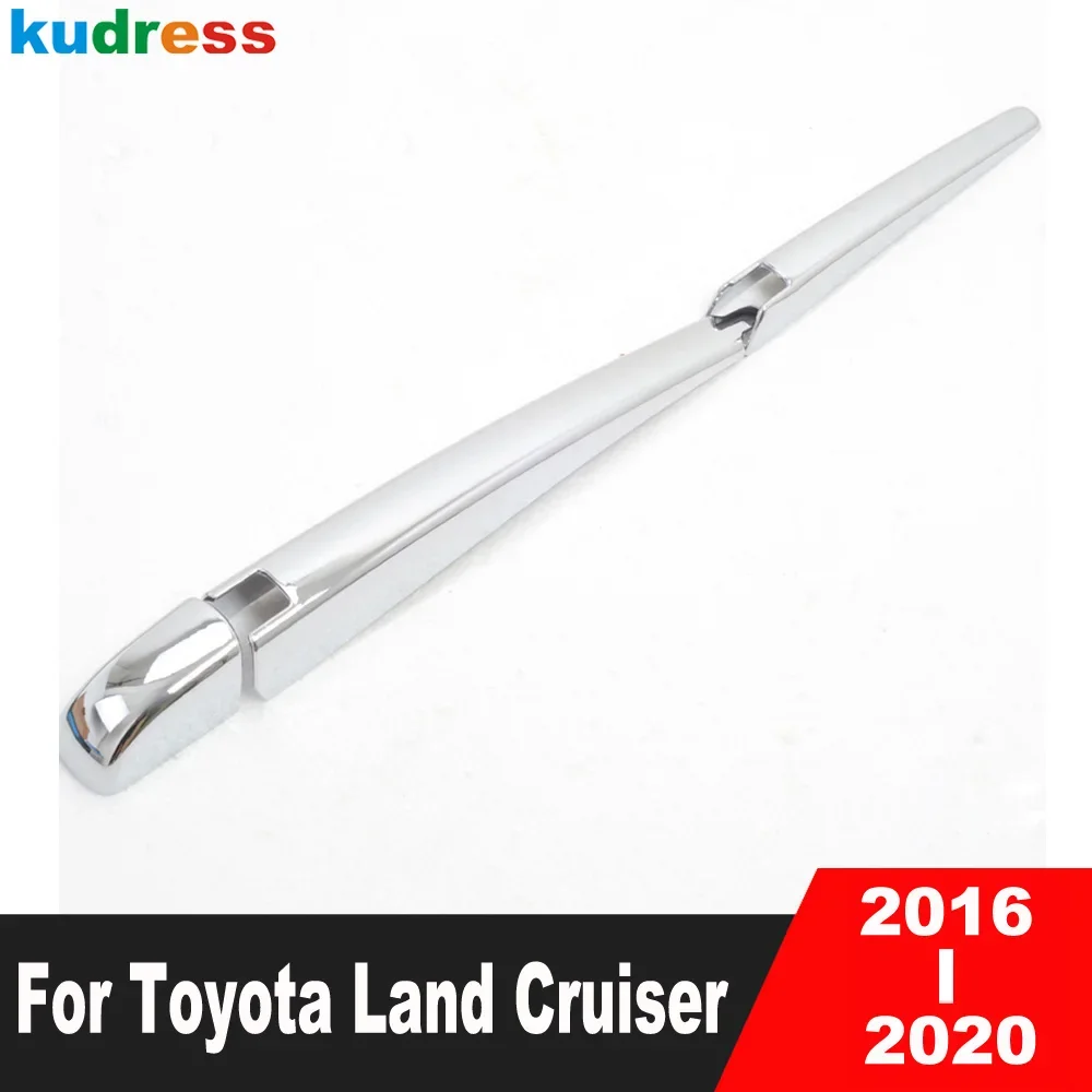 

For Toyota Land Cruiser LC200 FJ200 Facelift 2016-2019 2020 Chrome Car Rear Window Wiper Cover Trim Arm Blade Frame Accessories