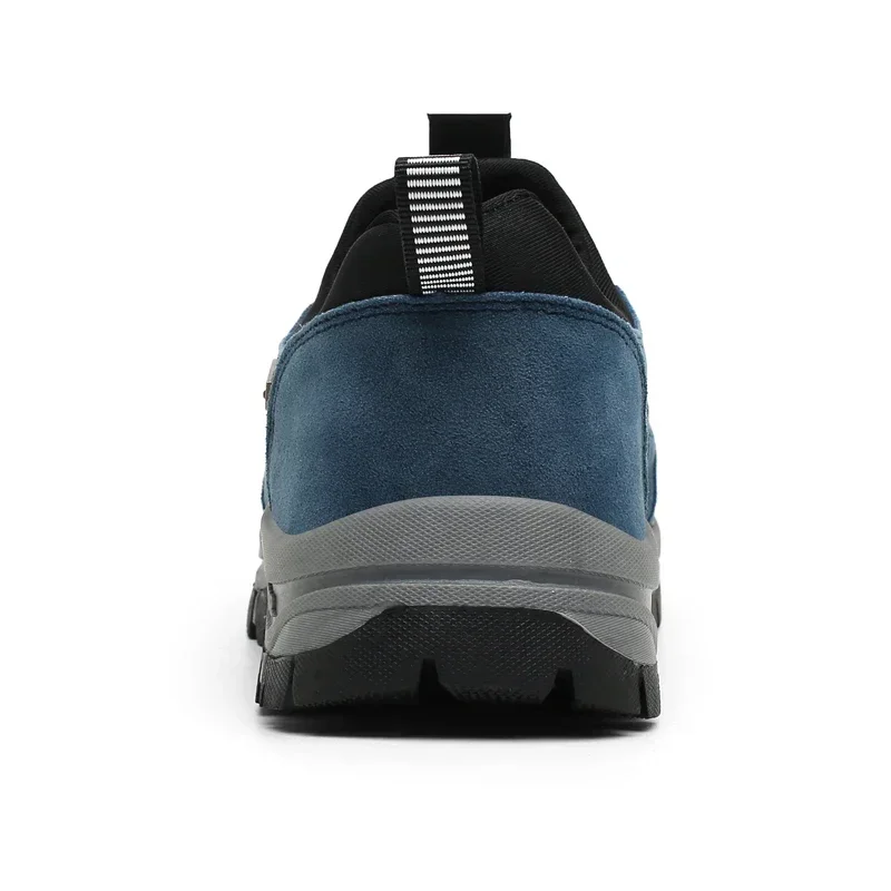 Outdoor Wandelschoenen Heren Sneakers Winter Slip On Casual Heren Schoenen Ademend Suède Lederen Schoen Anti-Slip Wandelschoenen