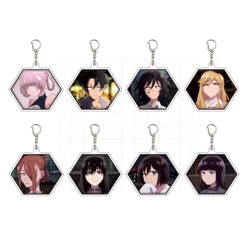 Juego Yamori Kou Uguisu Anko Asai Akira Nanakusa Nazuna llavero muñeca Anime acrílico llavero colgante para regalo