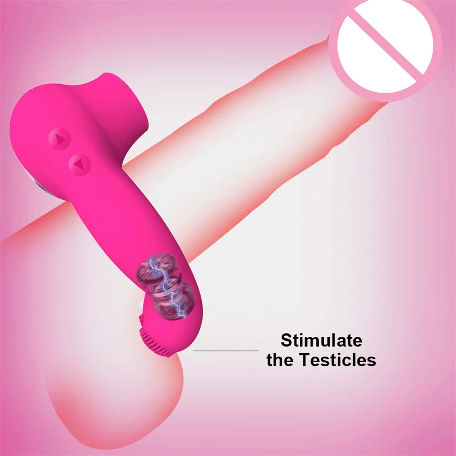 Vibrating Cock Ring Delay Ejaculation Penis Ring Vibrator Clitoral Licking Sucking Vibrator Sex Toy For Couples Adult Goods