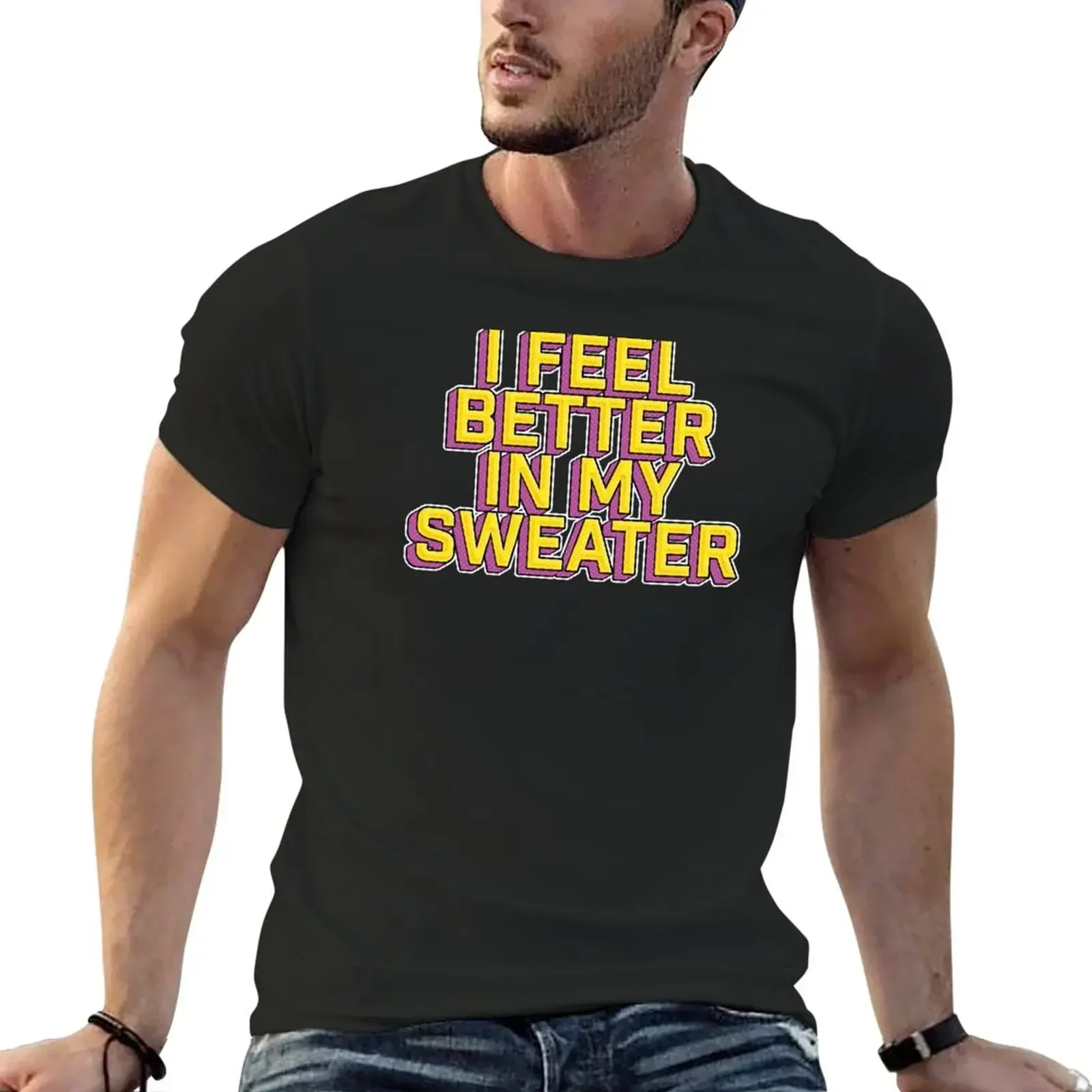 I Feel Better In My Sweater Lyric - Dance (Our Own Party) - The Busker - Malta Eurovision 2023 T-Shirt Blouse Men's t-shirt