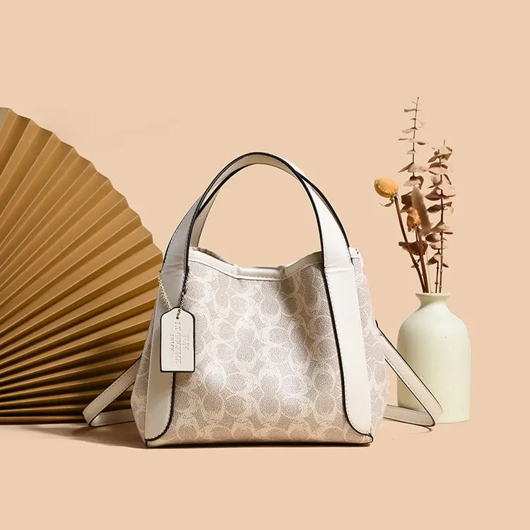 

Vintage Style Luxury Diaper Bag Minimalist Leather Tote For Women Stylish Crossbody Bag Unique Commuter Shopper