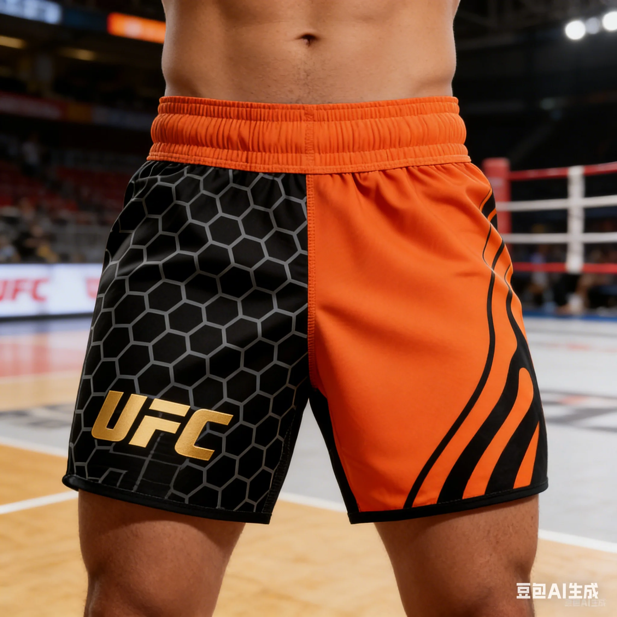 

2026 UFC New MMA Fighting Competition Sports Men's and Women's Breathable Quick Drying Sweat Absorbing Boxing Training Shorts
