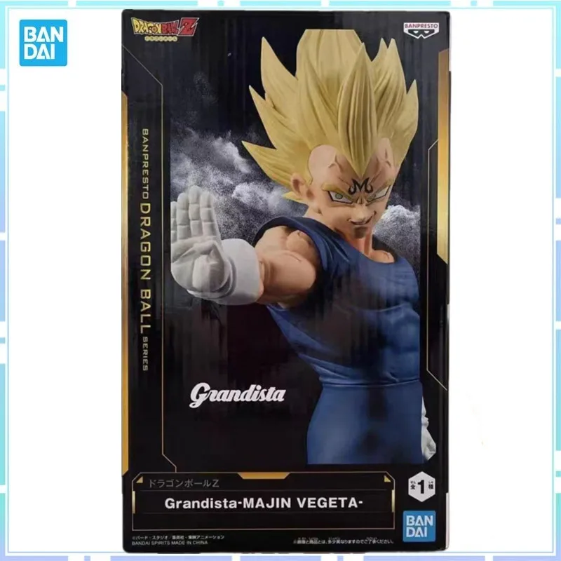 

Оригинальная коллекционная фигурка Bandai Banpresto Anime Dragon Ball Grandista MAJIN Vegeta IV из ПВХ, модель игрушки, подарок