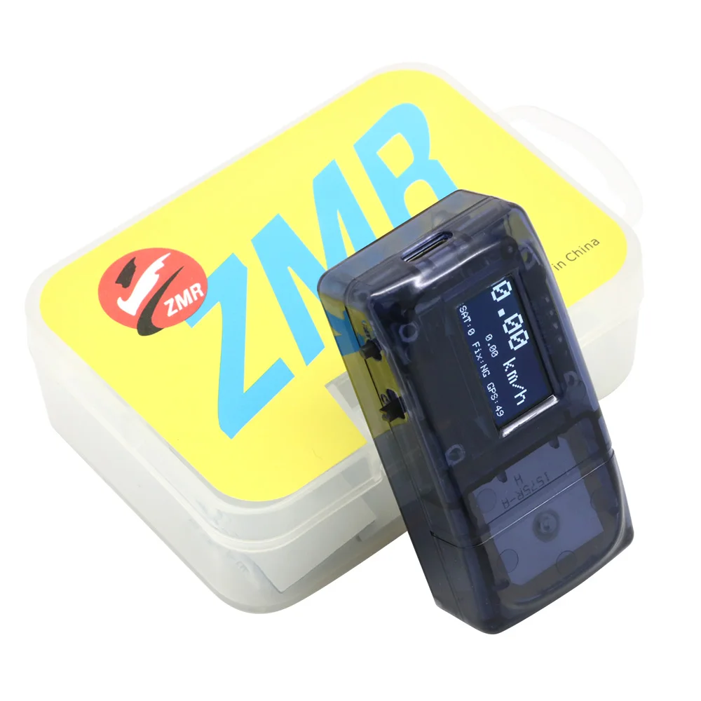 Imagem -02 - Zmr Gps Velocidade Detector Velocímetro Built-in Lipo Bateria para rc Modelo Avião Fpv Corrida Estilo Drones Faça Você Mesmo Parts