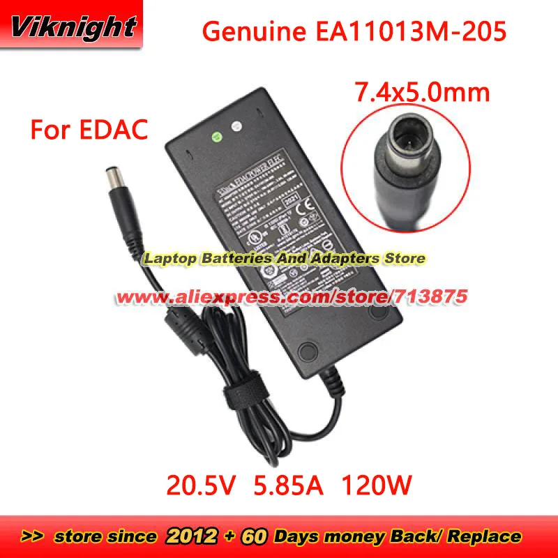 

Genuine EDAC EA11013M-205 AC Adapter 20.5V 5.85A 120W 7.4 x 5.0mm Charger for Apple M1 DOCKING STATION Targus 180AU Dock 180euz