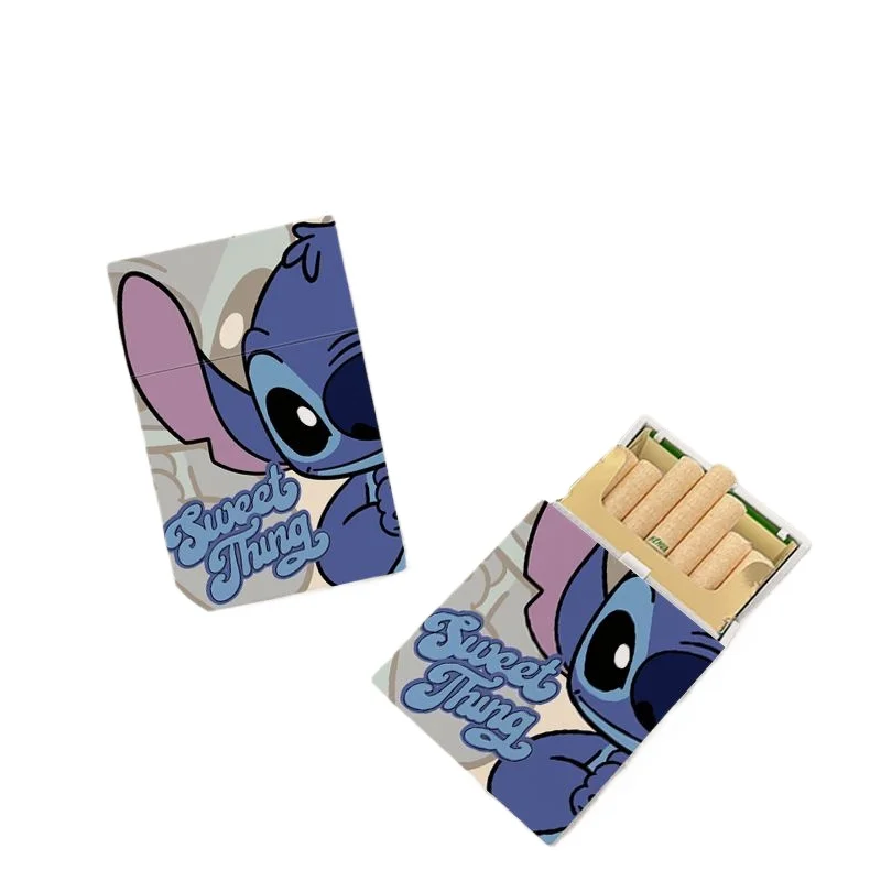 

Cartoon Stitch Cigarette Case Creative and Personalized Storage 20 Packs of Rough Sticks High Value Gifts for Boyfriend Objects