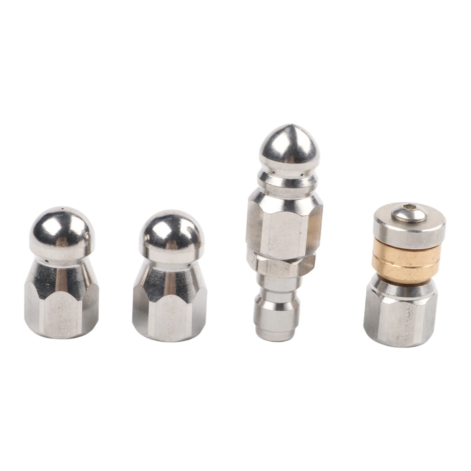 Pressure Washers Sturdy Outdoor Living Nozzle Dredging Needle Kit Performance Sewer Jetter Silver Stainless Steel
