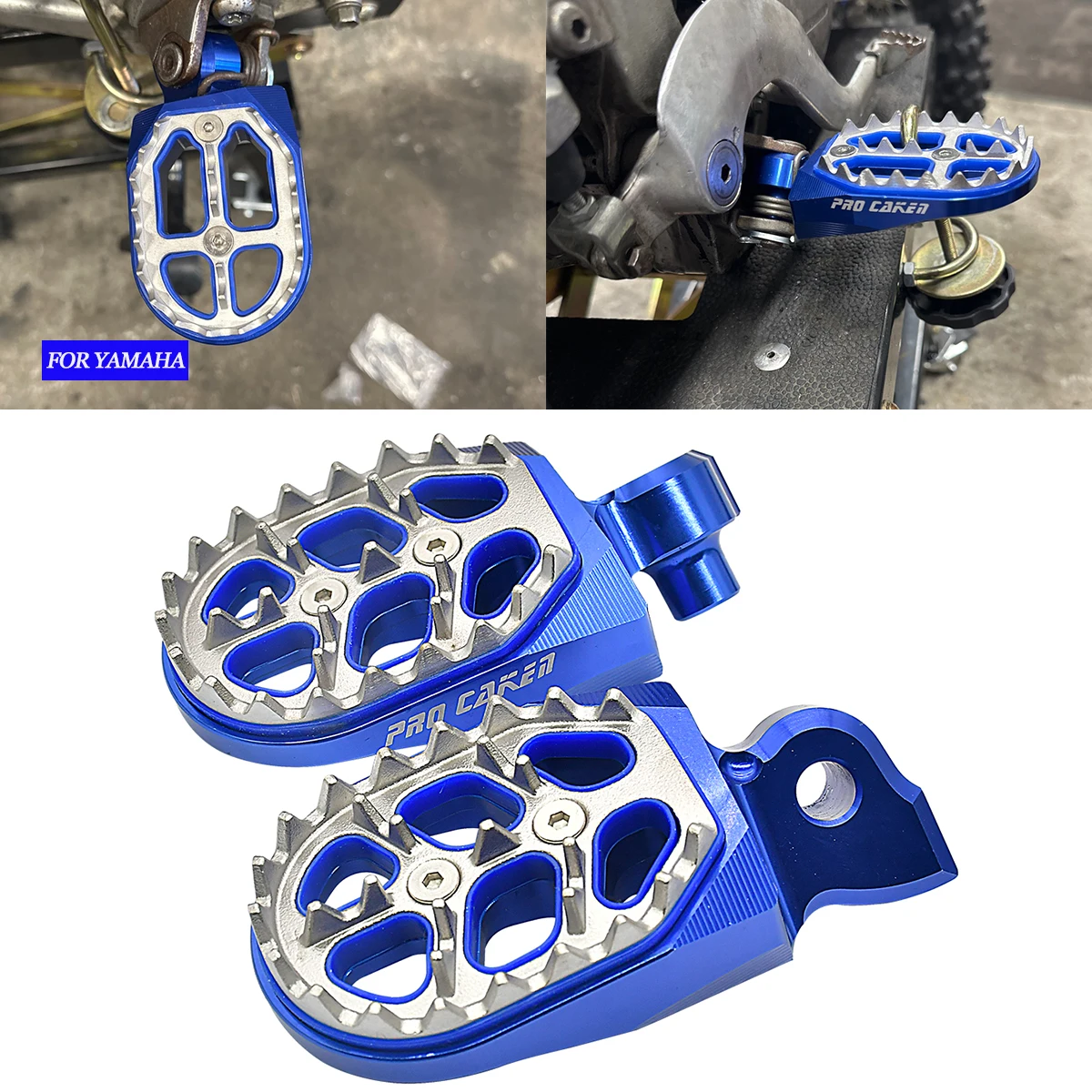 

Motorcycle Foot Pegs Rests Footrest Footpeg Pedals For YAMAHA YZ 65 85 125 250 250F 450F 125X 250X 250FX 450FX WR250F WR450F