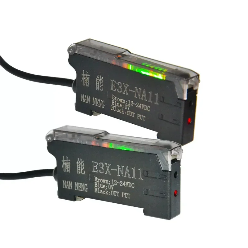 Naneng Fiber Amplifier Fiber Optic Sensor Diffuse Reflection Induction Photoelectric Switch E3X-NA11