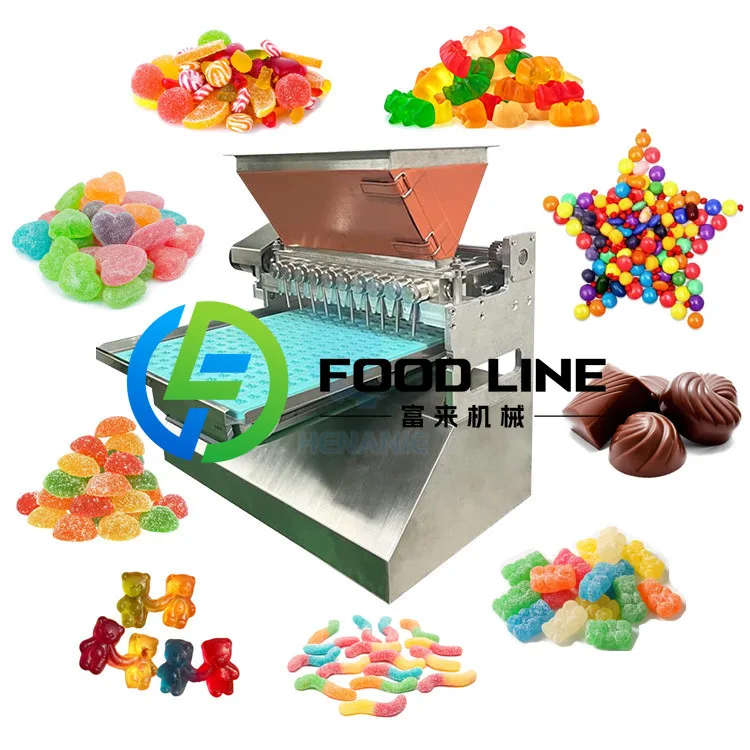 Máquina para hacer caramelos de miel en espiral, de regaliz, de pequeña producción, bonbons y malvaviscos blandos