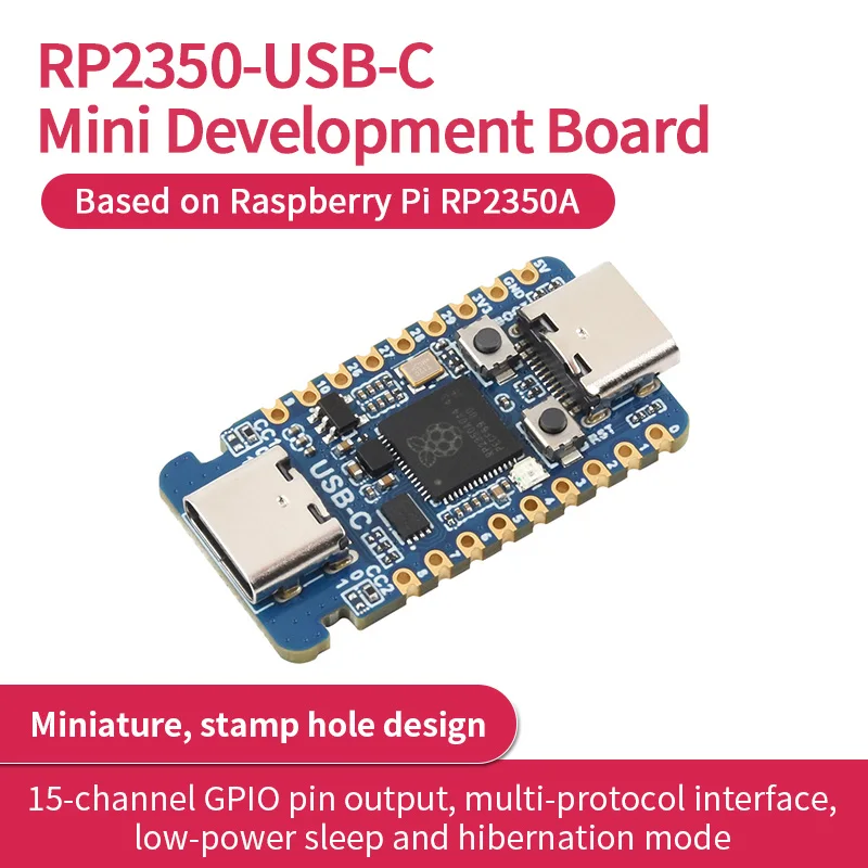 placa-de-desenvolvimento-de-microcontrolador-rp2350-usb-c-baseada-no-raspberry-pi-rp2350a-dual-core-e-dual-architecture