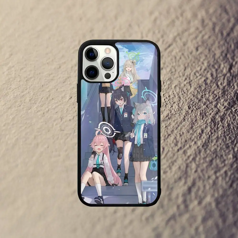 Coque de téléphone bleue A-Archive pour iPhone 16,15,14,13,12,11,Pro,Max,Plus,Mini,SE, nouvelle charge magnétique sans fil Magsafe