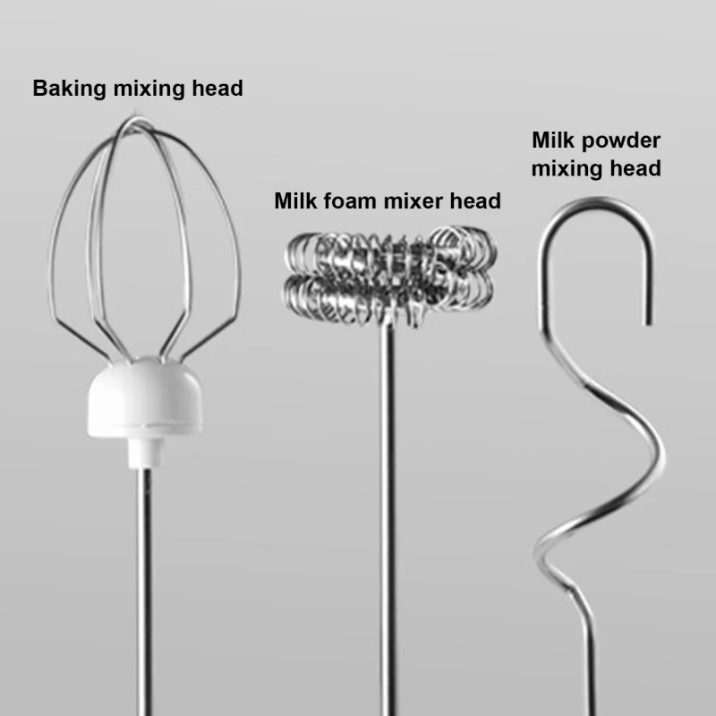 เครื่องตีฟองนมแบบมือถือสำหรับกาแฟเครื่องดื่มผสมเครื่องดื่มไฟฟ้า 3 ความเร็ว
