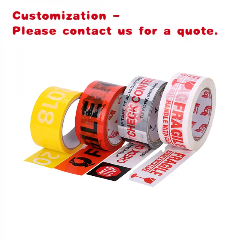 

На заказ. Массовая акриловая термостойкая напечатанная на заказ односторонняя наклейка BOPP, мультяшная лента «Спасибо», дизайн, уплотнение картонной коробки, фирменная