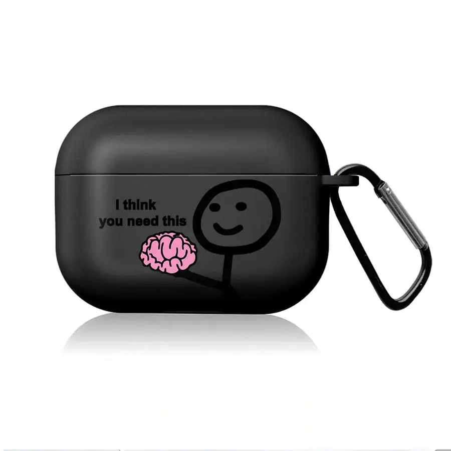 Case For Airpods Pro 3 Pro2 1 2 Pro3 4 Earphone Cases Cover Cartoon Stick Figure Art view 5