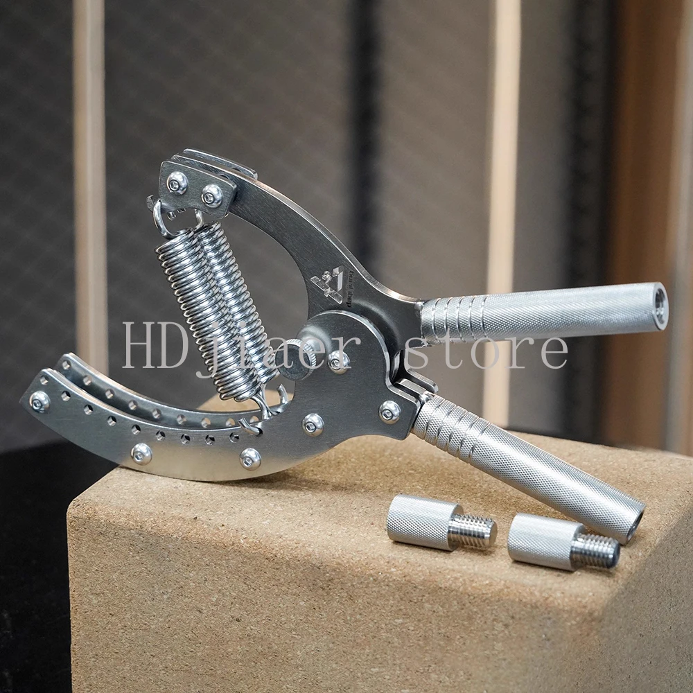 

Регулируемый захват для рук — силовой тренажер для захвата из нержавеющей стали 10–120 кг для тренировок на руках и предплечье — портативный инструмент для упражнений