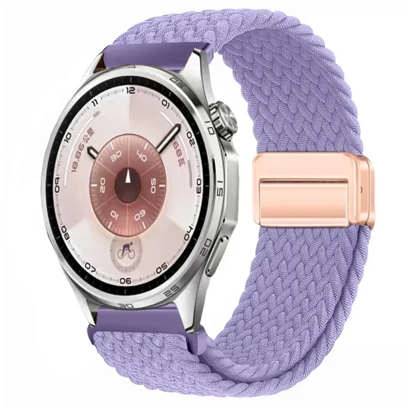 20mm 22mm Magnetic Nylon Strap For Huawei Watch 5 GT6-5-4 Pro 46mm Sports Breathable Bracelet Huawei Watch GT6-5-4-3 46mm Correa