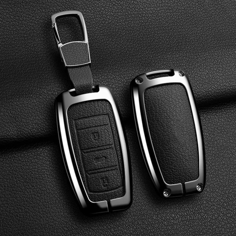 

Car Key Case Cover Shell For Vinfast LUX A2.0 31EV 32EV 33EV SA2.0 VF3 5 6 7 8 9 Zinc Alloy Leather Auto Protector Accessories