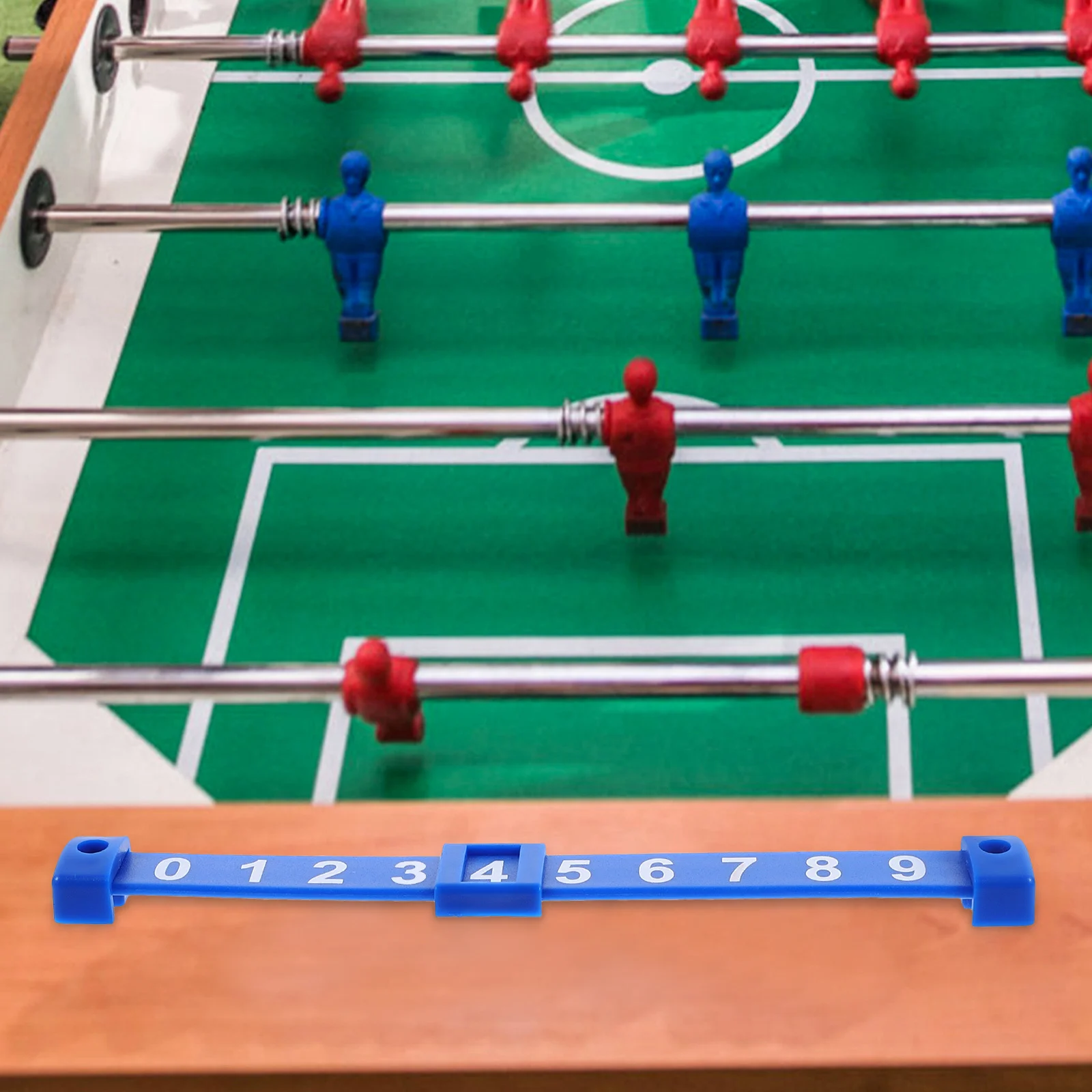 Segnapunti da calcio da tavolo multifunzionale da 2 pezzi Design a forma di barca Unità di punteggio in plastica durevole per oggetti di scena da biliardino da tavolo