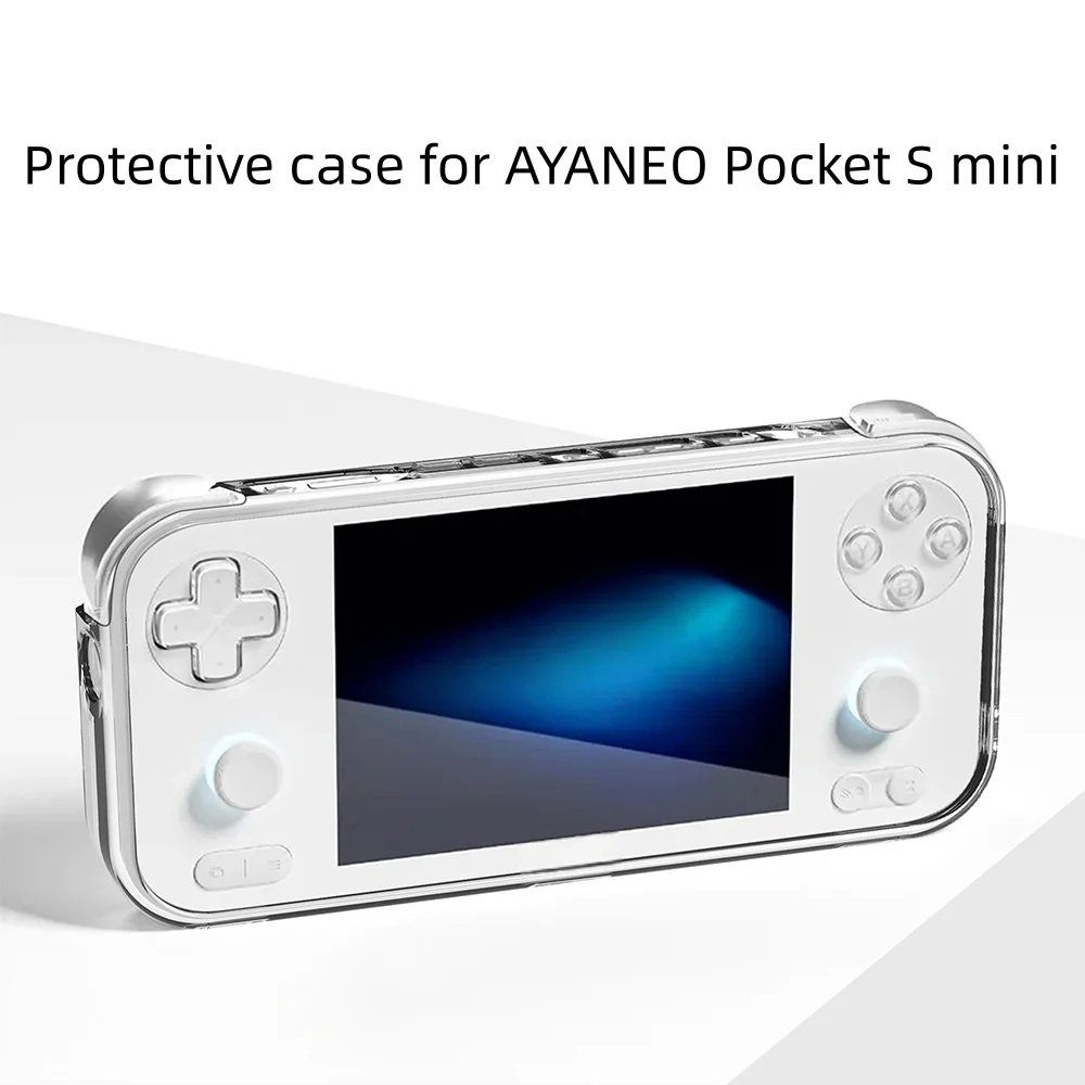 

Protective Cover for AYANEO Pocket S Mini, TPU Cooling Protective Sleeve Skin Case, Shockproof Protector Shell for Game Console