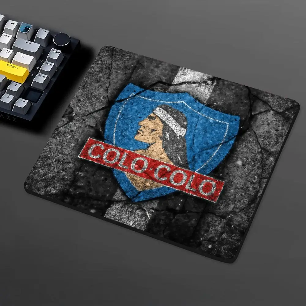 Club Social Y Deportivo Colo Mouse Pad Small Office Table Mats Computer Accessories Washable Non-slip Rubber with Precision Lock
