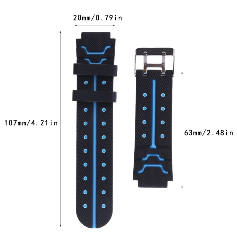E9LB Children Kids Watchband Wrist Strap 16MM Silicone Belt Replacement for Q750 Q100