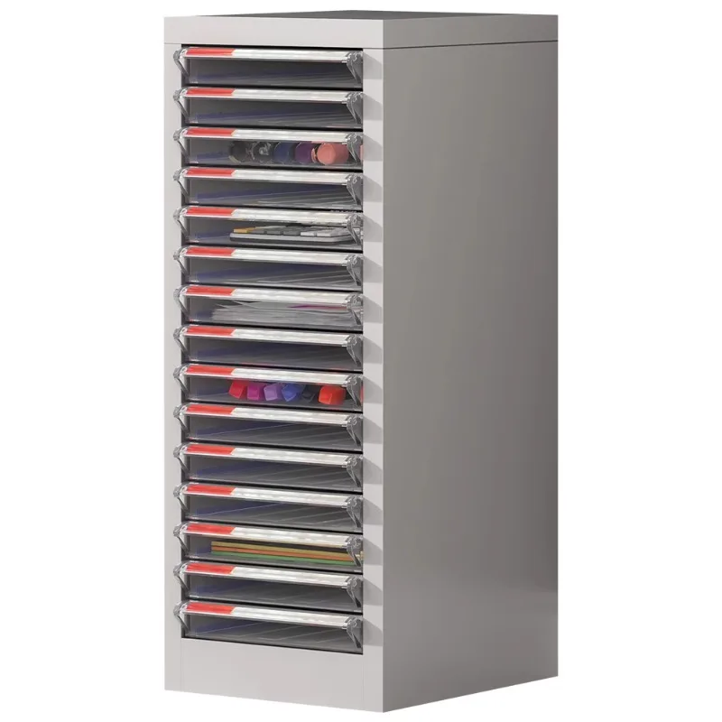 A4 File Cabinet Multi-layer Storage  5/6/10/12/15 Drawer Office Information Bill File Organizing