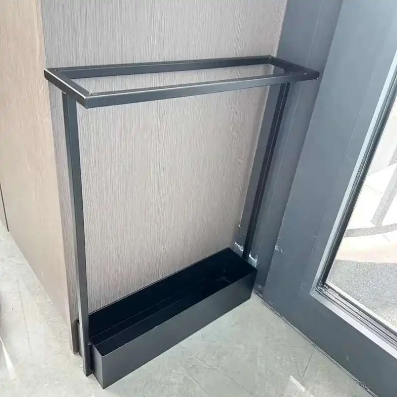 

Nordic Umbrellas Stands Black Metal House Umbrellas Holder Iron Umbrella Rack for Luxury Entrance Modern Umbrella Spare Parts