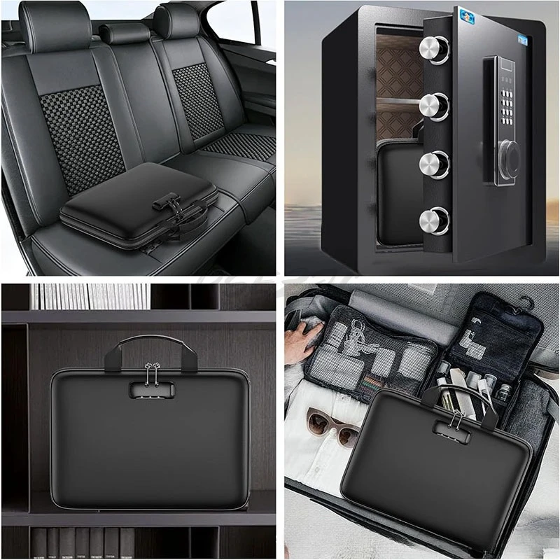 EVA Organ Style File Bag Small Multi-layer Transparent Insert Bag Office Stationery Storage and Organizing Bag