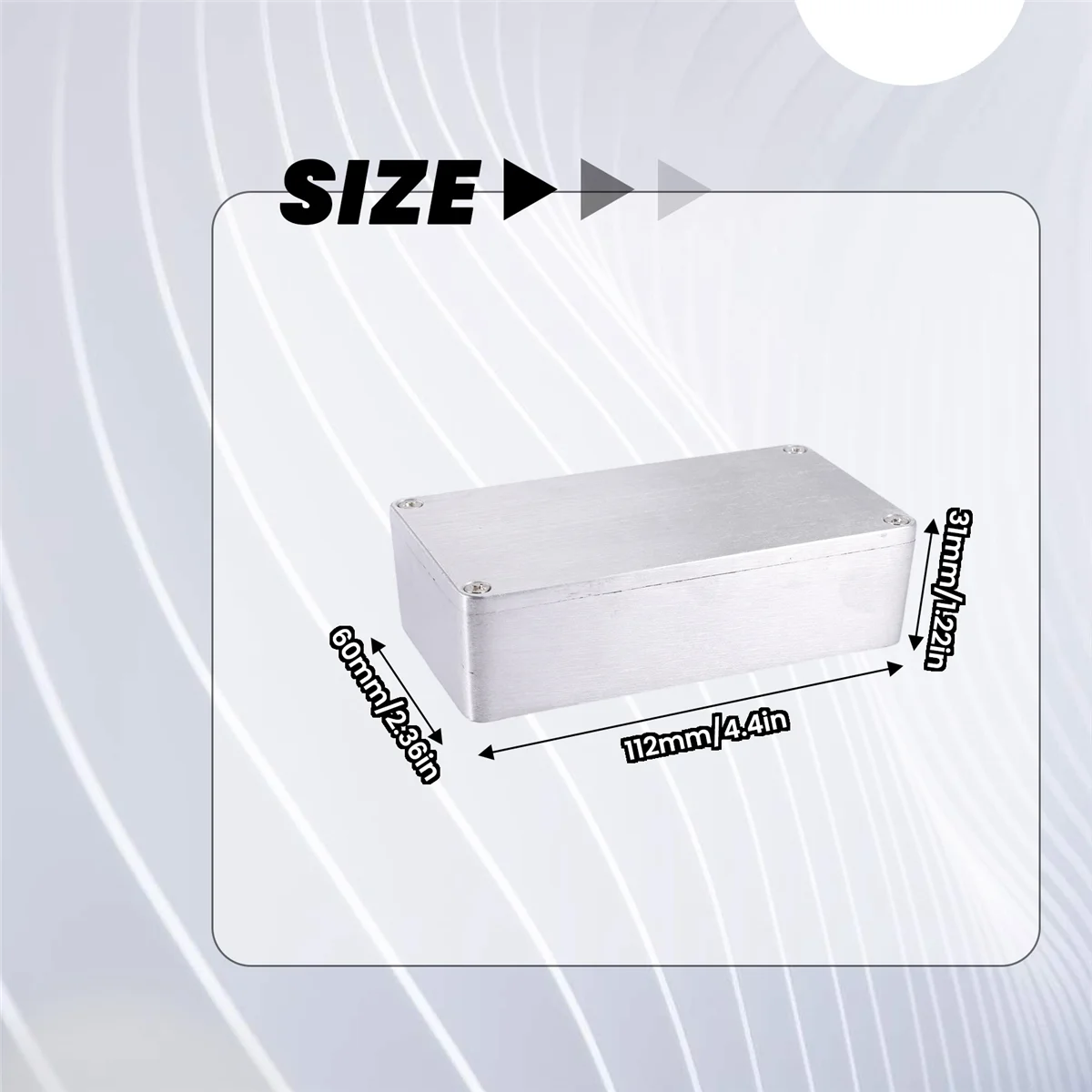Diecast Aluminium Electronics Project Box Case Enclosure Instrument Waterproof, Standard 1590B 112X60x31mm