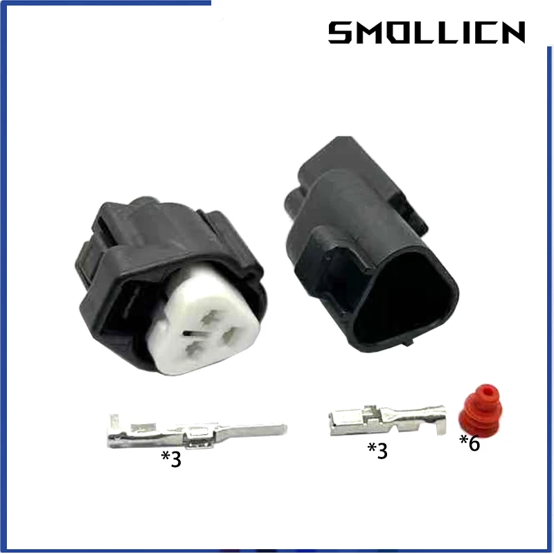 1 Set 3 Pin (2.2) 6188-0099 6189-0179 Male Female Waterproof Auto Connector Lgnition Coil Plug For Toyota Camry Corolla Honda