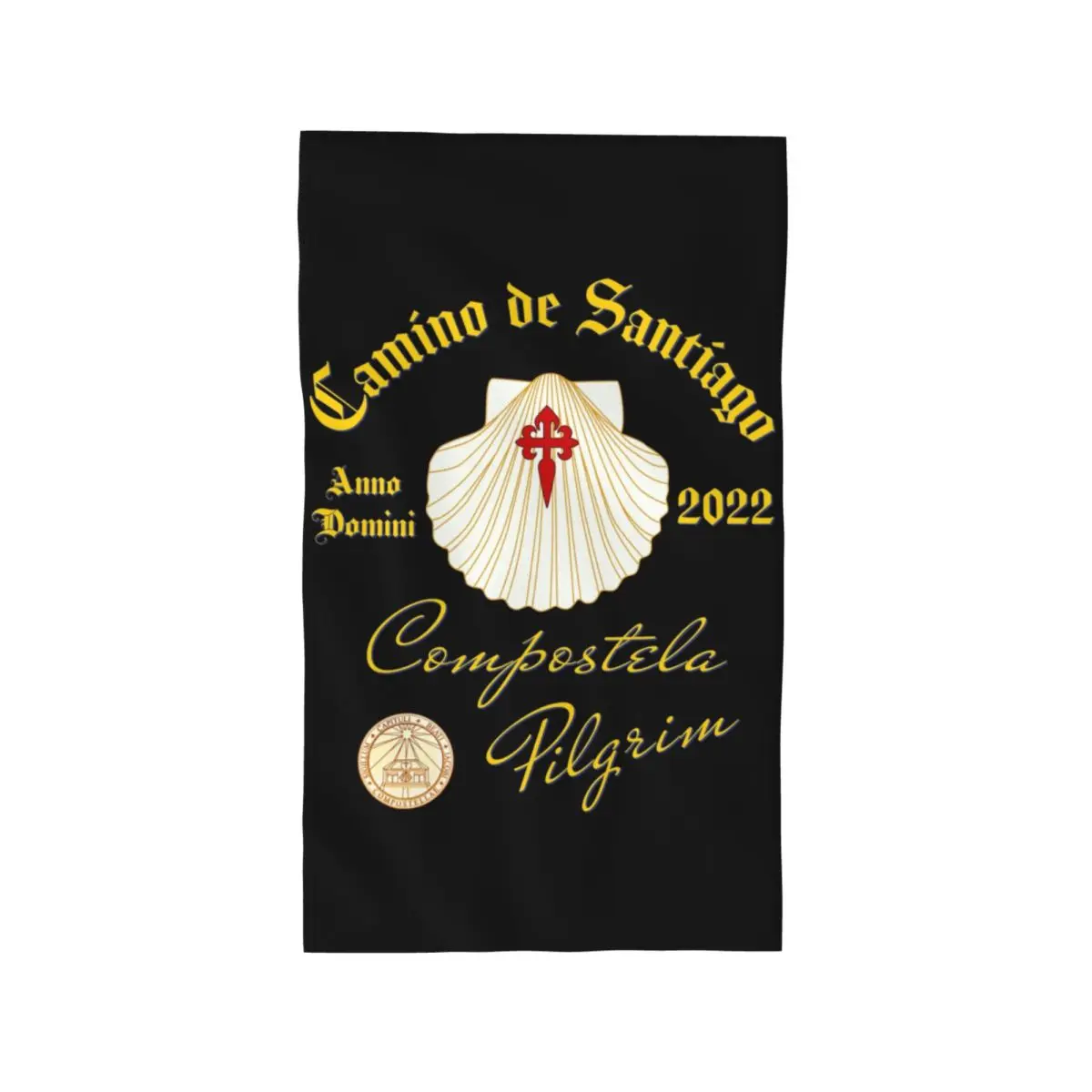 Camino De Santiago Toalla Algodón Vieira Shell Cruz Viajar Natación Camping Toallas