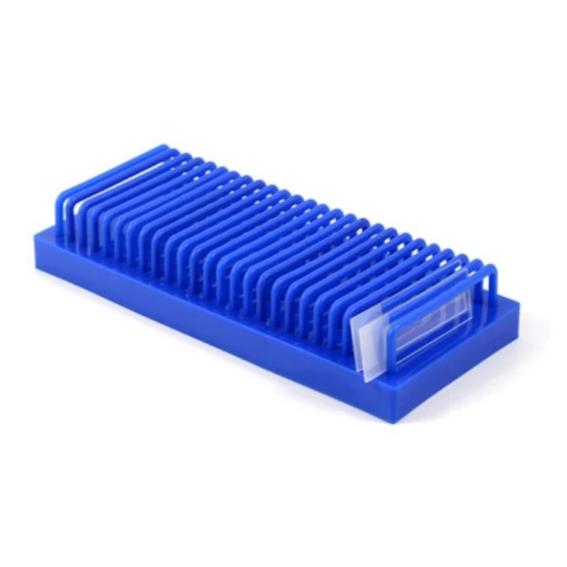 New Rectangle Type Slide Drain Rack Electrophoresis Gel Glass Plate Drying Holder School Education Laboratory Equipment