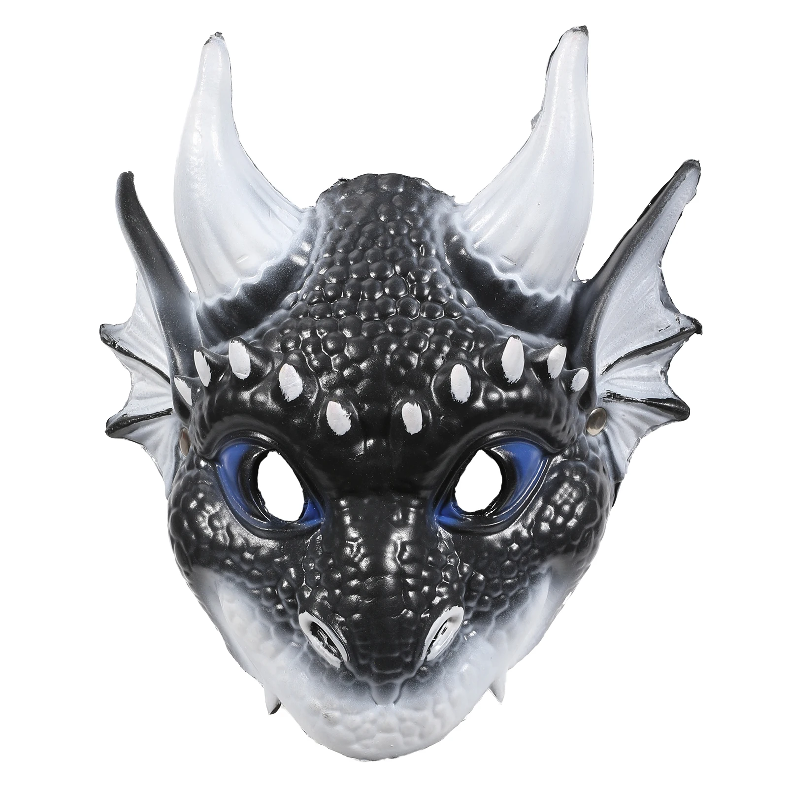 หน้ากากมังกรเด็ก ทำจากยางลาเท็กซ์ อุปกรณ์จัดปาร์ตี้ หน้ากากฮาโลวีน งานคาร์นิวัล หน้ากากสำหรับเด็ก งานเทศกาล ของประกอบการแสดง หน้ากากคอสเพลย์