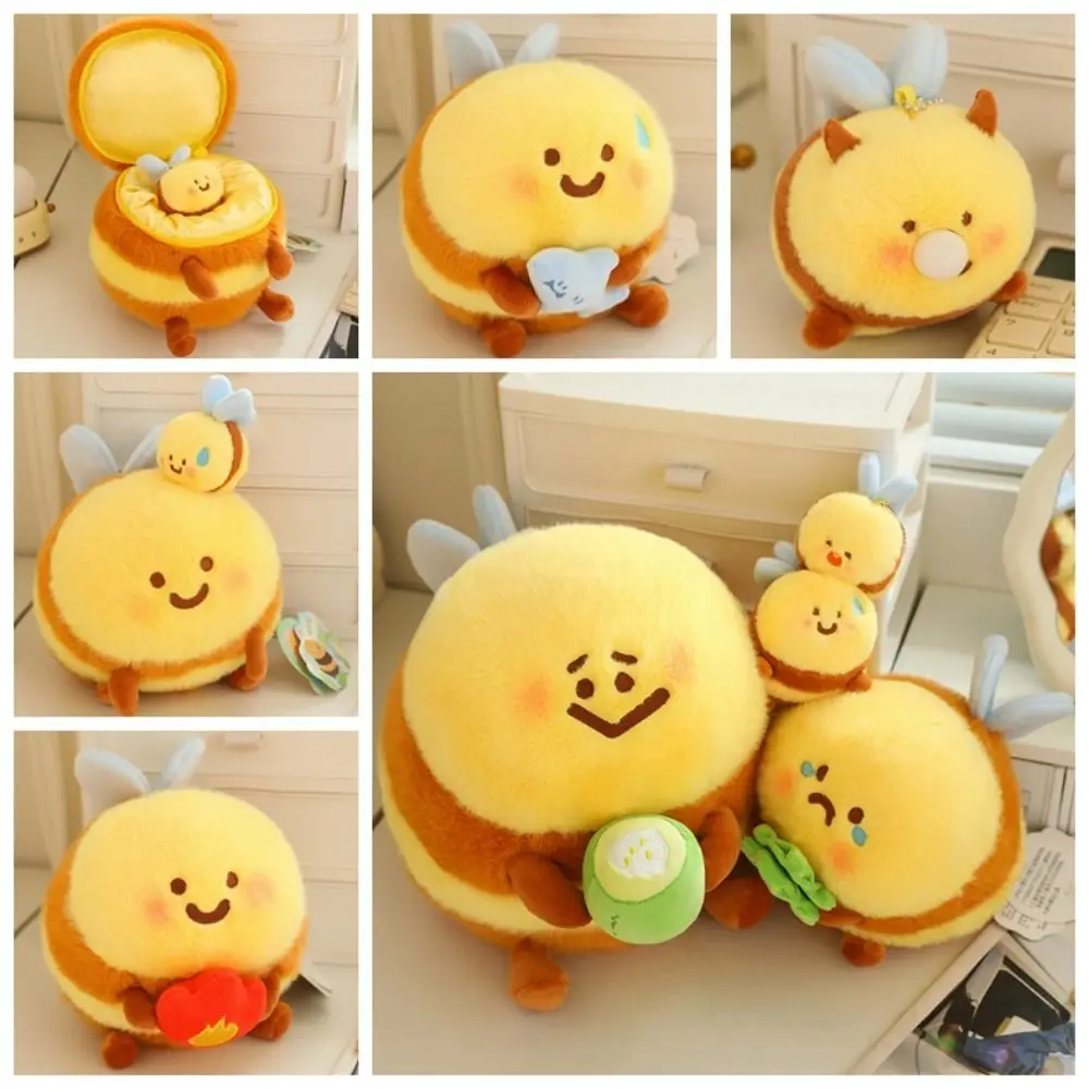 Creative Shark Bee Bees Bear PP Cotton Bee Shape Bee Cartoon 8/20cm Bee Stuffed Home Decor