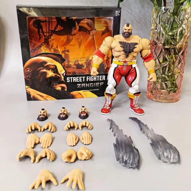 

Street Fighter Action Toys Storm Figure St Zangief Figures Collection The Final Challengers Zangief Figurine Movable Model Toys