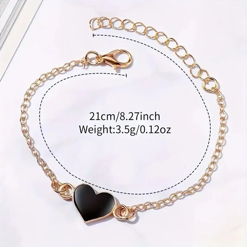 2pcs-Watch Bracelet Gift Set, Elegant Silicone Quartz Watch, Suitable for Daily Wear, Perfect Gift for Friends and Family