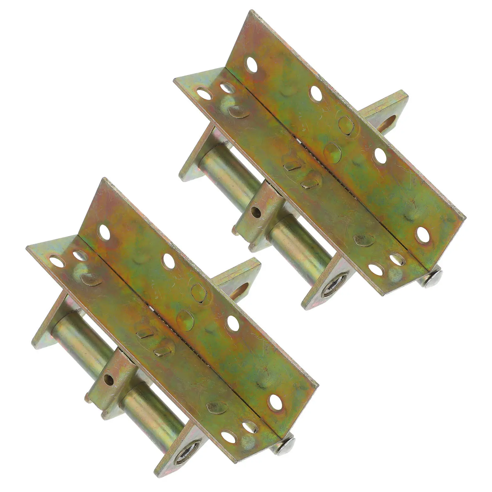 2Pcs Spring Loaded Cabinet Hinges Hidden Self Closing Damping Door Hinge Soft Closing Cupboard Kitchen Bathroom Hardware