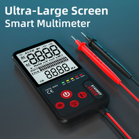 TK HOT BSIDE ADMS9LN Voltage Tester 3.5'' Large LCD Digital Smart Multimeter 3-Line Display TRMS 6000 Counts DMM with Analog Bar