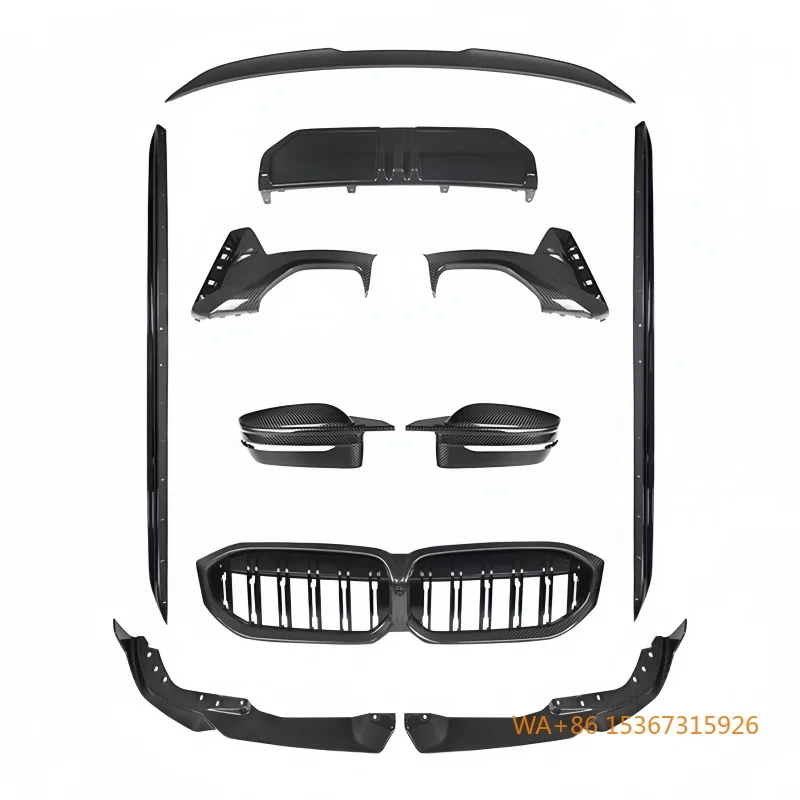 

Suitable for 23 3 Series Upgraded and Modified Dry Carbon Fiber Exterior Surround Complete Body Kit