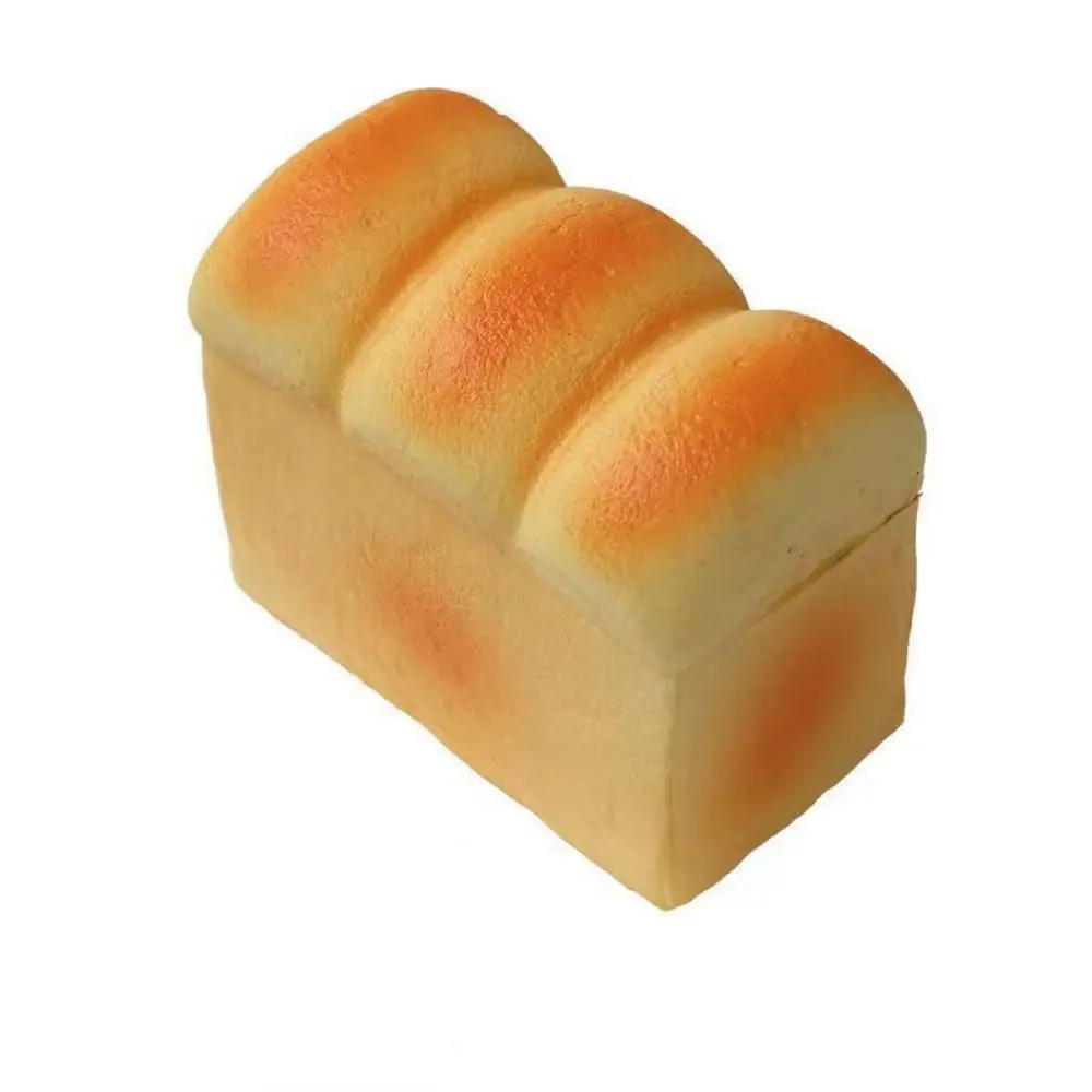 

Stretch Squeezing Simulation Bread Squeeze Toast Cake Fake Food Model Breakfast Squeeze Sensory Soft Vinyl Bread Slow Rebound