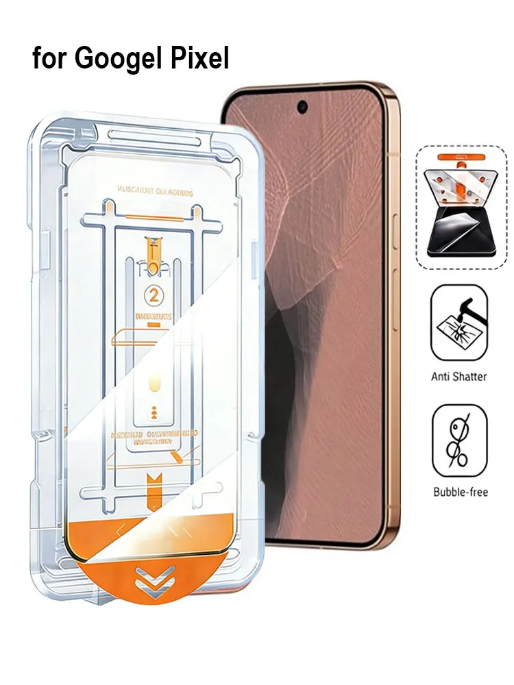 3 Stück staubfreies Glas für Google Pixel 11 Pro XL Displayschutzfolien Pixel 8 9 10 Pro XL 7 8A 7A 6A 9A 10A Entsperrbares Panzerglas