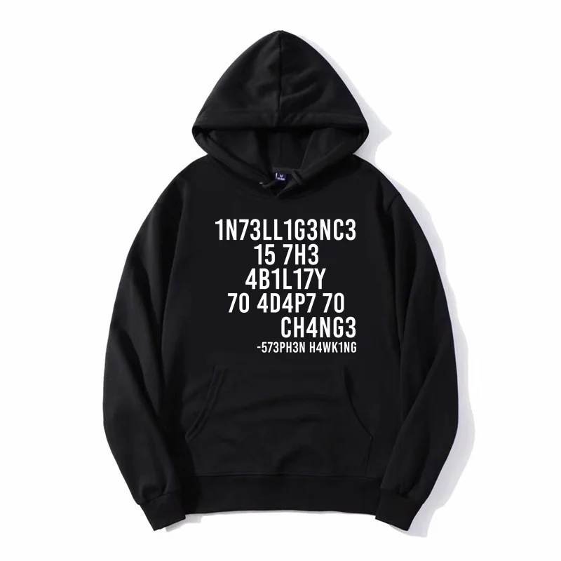 Physics Coder Hoodie IT Computer Program Hacker CPU Hoody Sweatshirt Cotton Adapt or Die Letter Pullover Streetwear Custom Gift