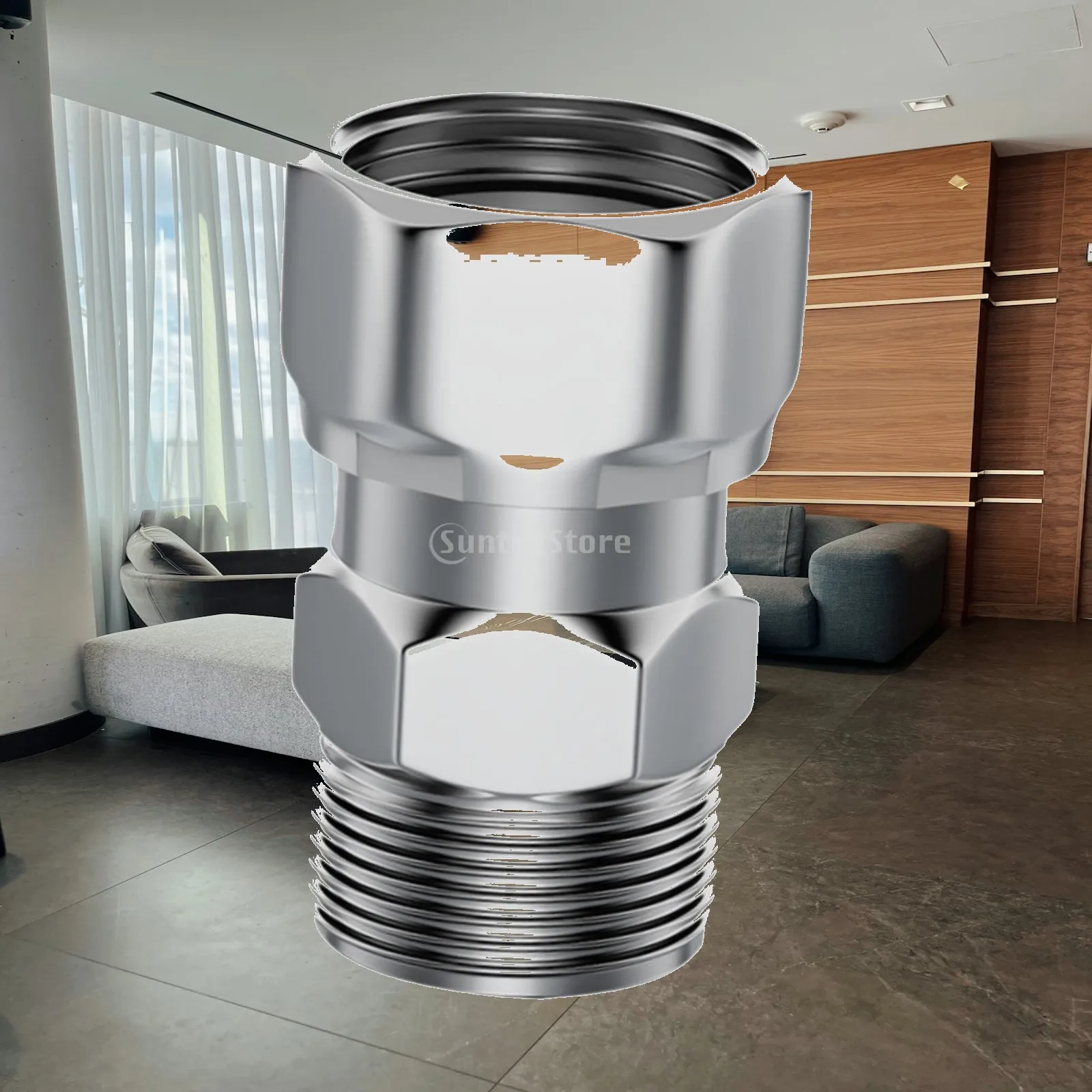 1 2 Inch Angle Valve Connector Stainless Steel Movable Joint Adapter Universal Pipe Fitting for on Site Repair