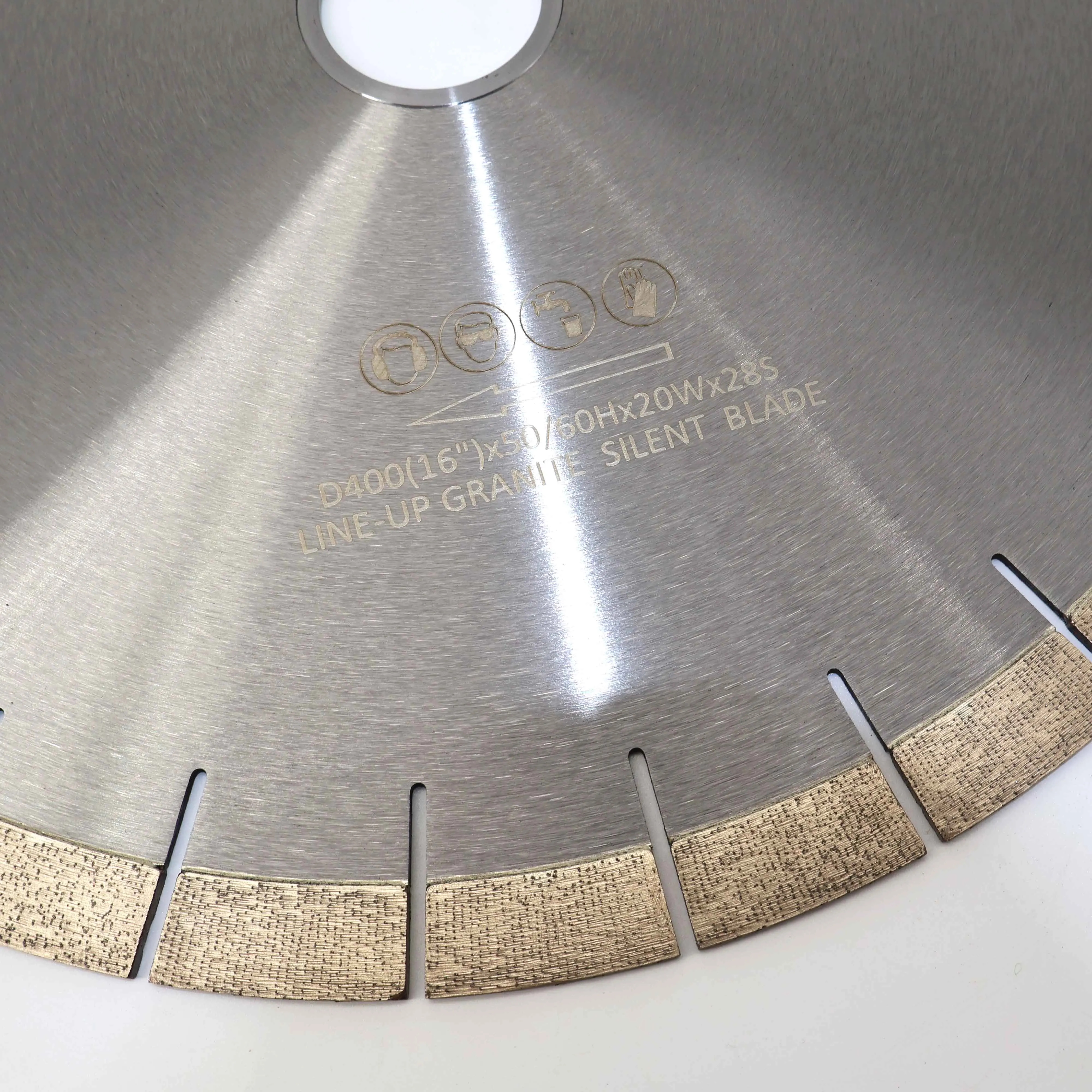 الصناعية OEM 400 مللي متر قطع الماس شفرة المنشار للجرانيت الكوارتز الخرسانة Ti المغلفة قطع سريع يناسب معظم المعدات