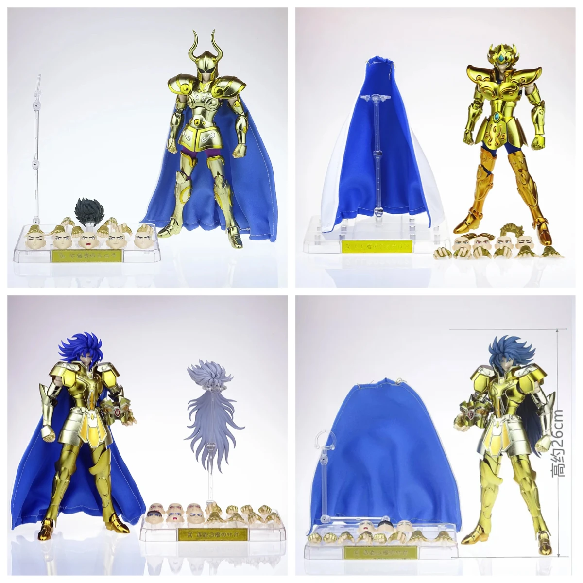 

In-stock MST Model Saint Seiya Myth Cloth EX Aquarius Camus Capricorn Shura Leo Gemini Saga Kanon 3.0 Plus Knights of Zodiac