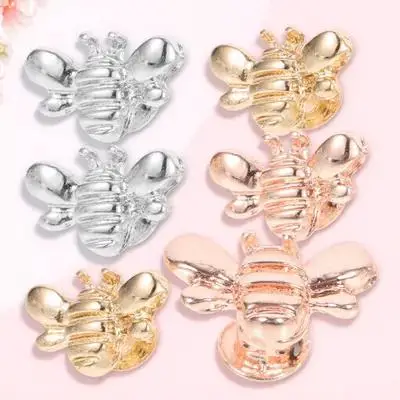 6 шт., декоративная пряжка в виде пчелы, ремешок для часов, подвески, подвески для ремешка для часов, украшения для ногтей, прочные, модные аксессуары