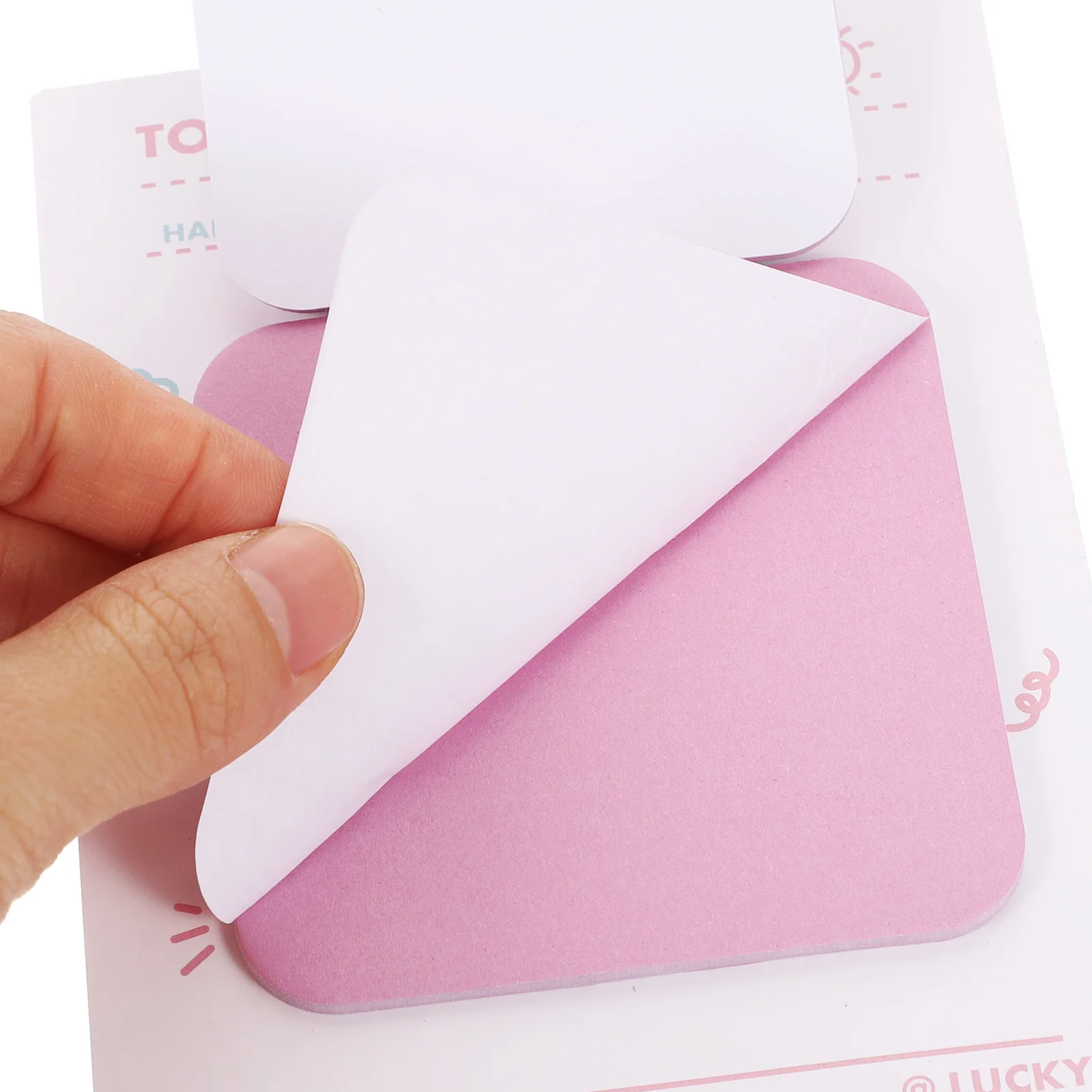 4pcs Sticky Tabs Memo Pads 1.5 X 2 Self-Adhesive Memo Stickers Decorative Notepad For School Office Organization Students